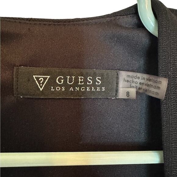 GUESS Little Black Dress – Cutout Sleeveless Bodycon Women’s Size 8 - Picture 3 of 3